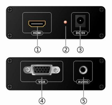 Extra image of HDMI/DVI-D to SVGA Converter Mains powered